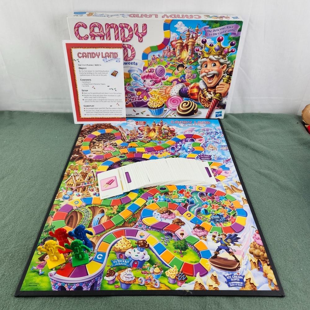 Candy Land Board Game Complete‎ Candyland 2010 Milton Bradley Hasbro
